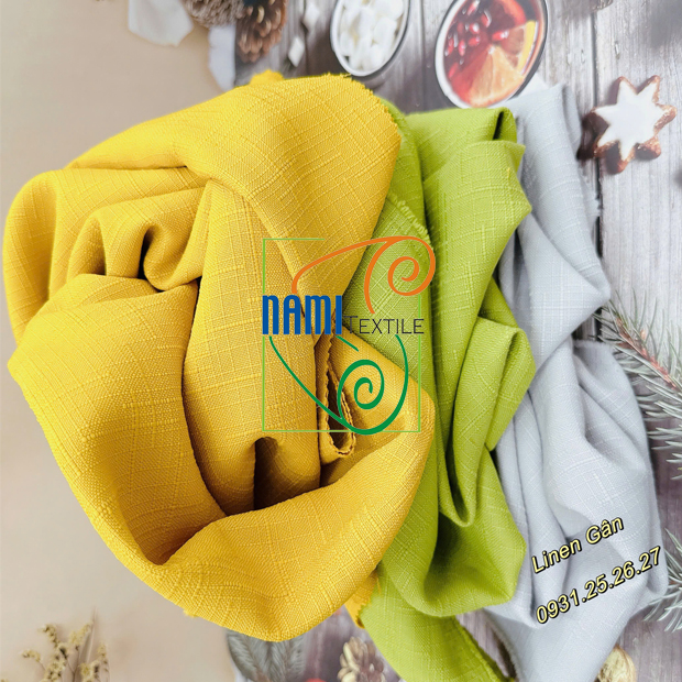 Vải Linen Gân (nón)