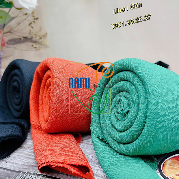 Vải Linen Gân