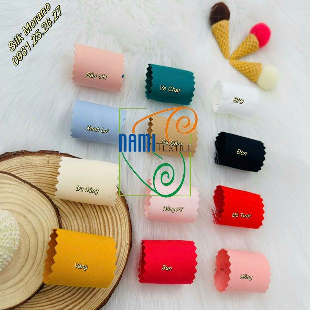 Vải Silk Morano