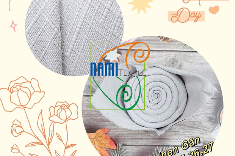 Vải Linen Gân (nón)