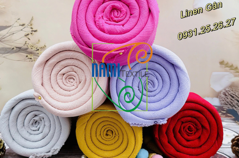 Vải Linen Gân